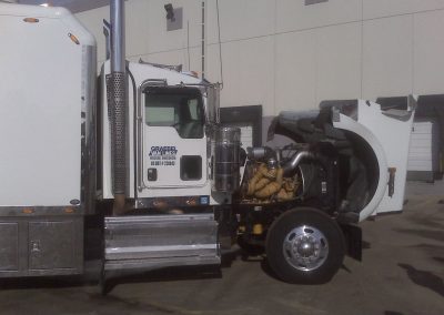 this image shows truck brake repair in Manchester, New Hampshire